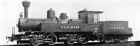 0-4-4-0: under the Whyte notation system, a Mallet, Meyer, or Fairlie-type locomotive with no leading truck,...