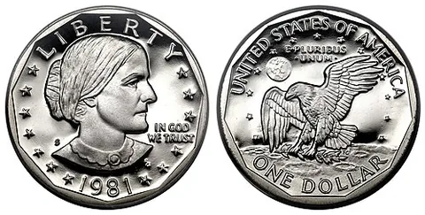 susan b. anthony: a Susan B. Anthony dollar