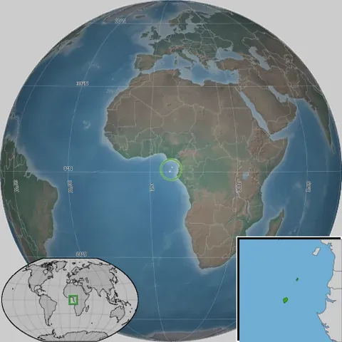 são tomé and príncipe: a country and archipelago of Central Africa in the Atlantic Ocean. Official name: Democratic...