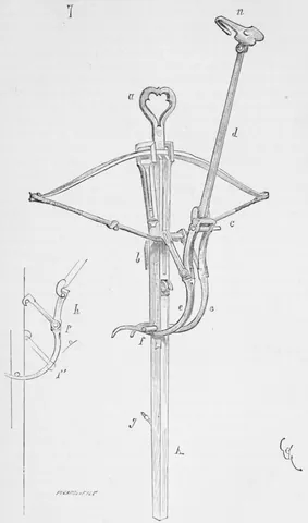 goat's foot: a particular type of mechanism for cocking a crossbow