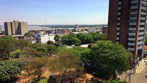 encarnación: a city, the capital of Itapúa department, Paraguay