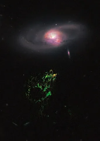 hanny's voorwerp: a voorwerpje in the Leo Minor constellation near the galaxy IC 2497. The first such object...