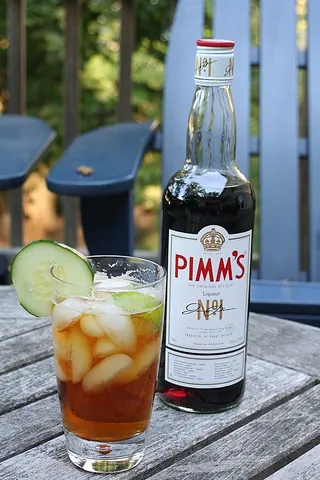 pimm's cup: a fruit cup that is popular in England, specifically a summer long drink made with an English-style...