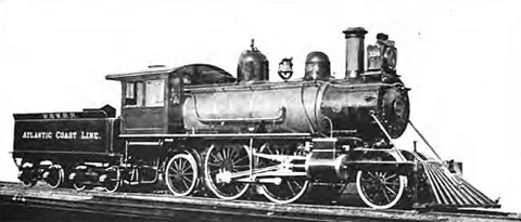2-4-2: under the Whyte notation system, a steam locomotive that has two leading wheels arranged in a...