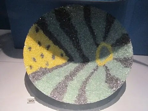 pâte de verre: a technique in which finely crushed glass, colorants, and binders are set in a mold and fired in a...