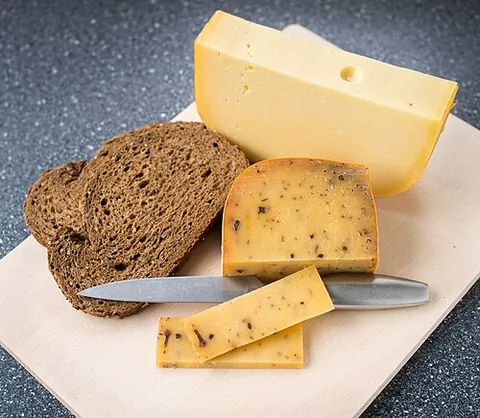 bachelor's fare: a simple meal that requires no cooking, such as bread and cheese
