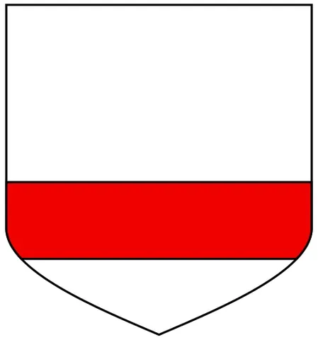 abaissé: of a charge, especially a fess: borne lower than usual