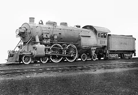 4-4-4: under the Whyte notation system, a steam locomotive that has four leading wheels arranged in a...