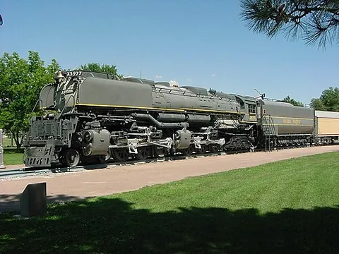 4-6-6-4: under the Whyte notation system, an articulated locomotive with four leading wheels on a leading...