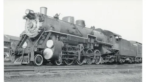 4-8-2: under the Whyte notation system, a steam locomotive that has four leading wheels arranged in a...