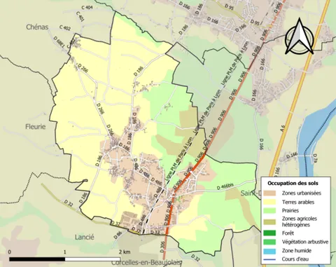 romanèche-thorins: a commune in Saône-et-Loire department, Bourgogne-Franche-Comté, France