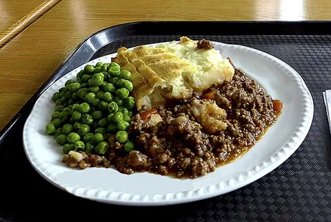 shepherd's pie: a meat pie having a mashed potato crust, especially one made with lamb or mutton