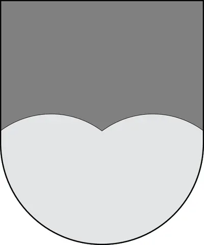 inveckée: indented by semicircles, variously defined in old works as invected or (double-)enarched (with...