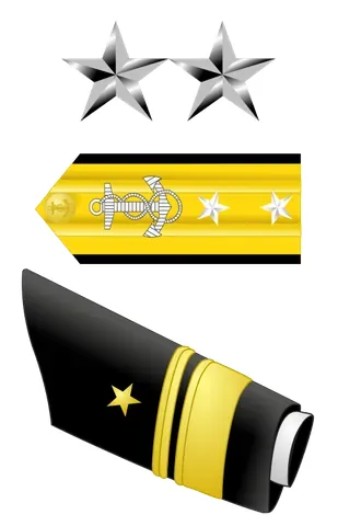 rear admiral (upper half): a flag officer in the United States Navy, United States Coast Guard, National Oceanic and...