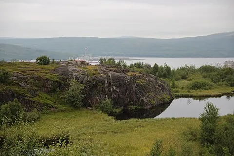 roche moutonnée: a rock formation created by glacial erosion