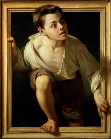 trompe l'oeil: a genre of painting that exploits human vision to create the illusion that the subject of the...