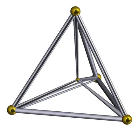 5-cell: a four-dimensional polytope, analogous to a tetrahedron, whose five bounding facets are tetrahedra