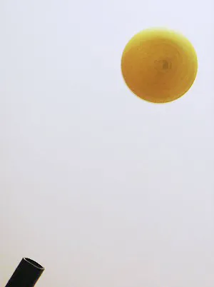 coandă effect: the tendency of a fluid jet to be attracted to a nearby surface