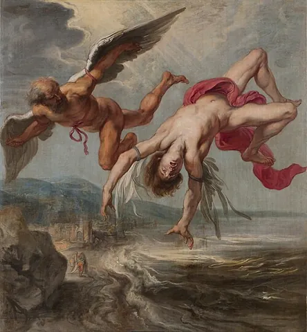 singe one's wings: to sustain harm, loss or ruin by doing some risky or perilous deed