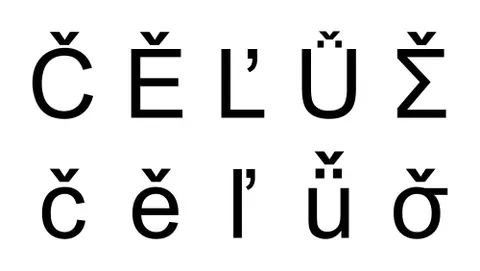 háček: a caron; a diacritical mark (ˇ) usually resembling an inverted circumflex, but in the cases of ď,...