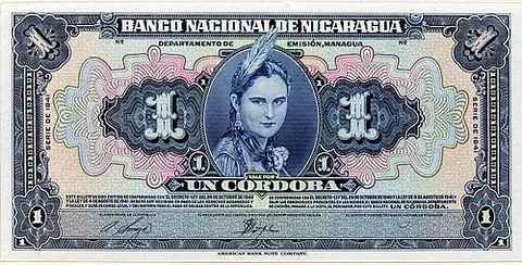 córdoba: the currency of Nicaragua, divided into 100 centavos