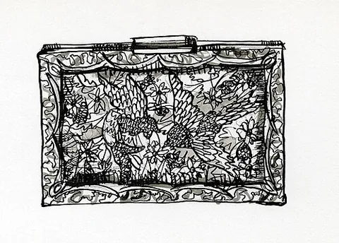 minaudière: a woman who is exaggeratedly affected or coquettish