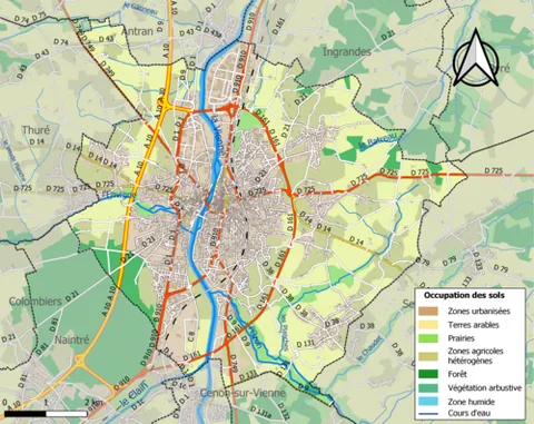 châtellerault: a commune in Vienne department, Nouvelle-Aquitaine, France
