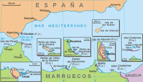 plaza de soberanía: any of a number of cities and islands on and off the coast of North Africa which were historically...