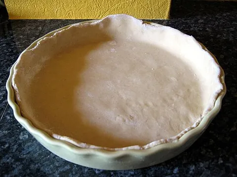 pâte brisée: a form of shortcrust pastry made with butter instead of lard or shortening