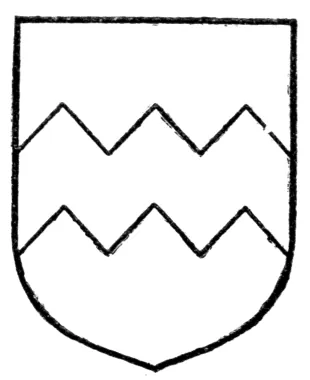 dancetté: deeply indented; having large teeth