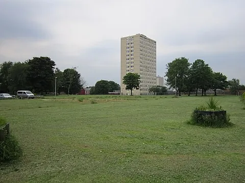 abbey hey: an area of Gorton, Manchester, England (OS grid ref SJ875965)