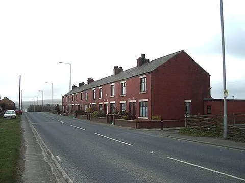 abbey village: a village in Withnell civil parish, Lancashire, England (OS grid ref SD645225)
