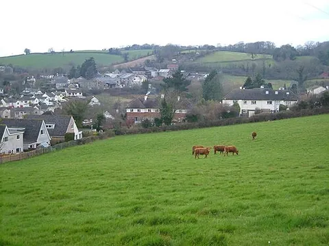 abbotskerswell: a village in Teignbridge district, Devon, England (OS grid ref SX855690)