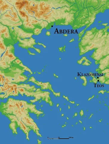 abdera: an ancient city in Thrace, in modern Greece