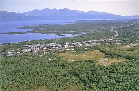 abisko: a village in Kiruna municipality, Norrbotten County, Lapland, Sweden