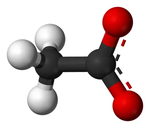 acetate: any ester or salt of acetic acid