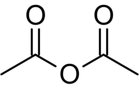 acetic anhydride: the acid anhydride of acetic acid, (CH₃CO)₂O