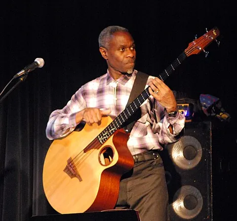 acoustic bass guitar: a bass guitar meant to be played without electric amplification and as an accompaniment to the...