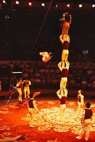 acrobat: an athlete who performs acts requiring skill, agility and coordination, often as part of a circus...