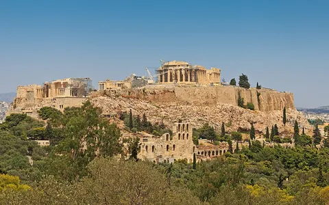 acropolis: a promontory (usually fortified with a citadel) forming the hub of many Grecian cities, and around...