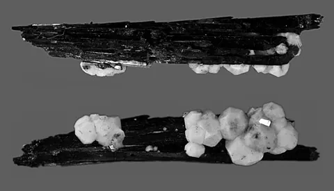 aegirine: a mineral with monoclinic crystals with the chemical formula NaFe³⁺(Si₂O₆) belonging to the...
