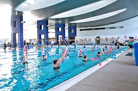 aerobics: a form of exercise, designed to enhance one's cardiovascular fitness, normally performed to music