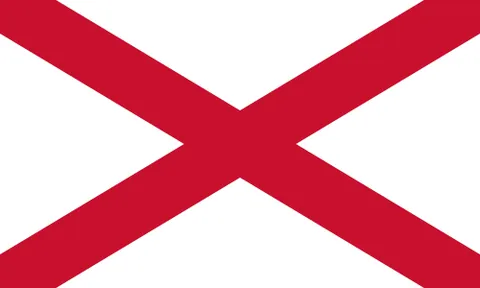 st. patrick's cross: a red saltire on a white background, also called the Cross of St. Patrick. This pattern has been...