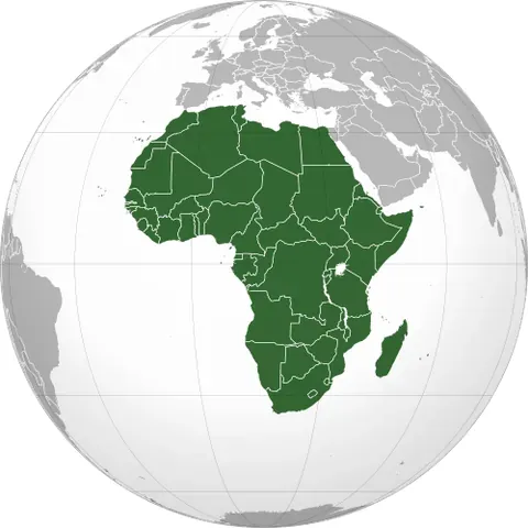 africa: the continent that is south of Europe, east of the Atlantic Ocean, west of the Indian Ocean and...