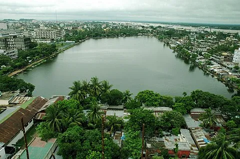agrabad: the main commercial area of the city of Chittagong in Bangladesh