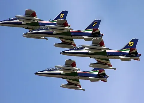 air show: a public display of stunt flying, aerobatics, and historical aircraft