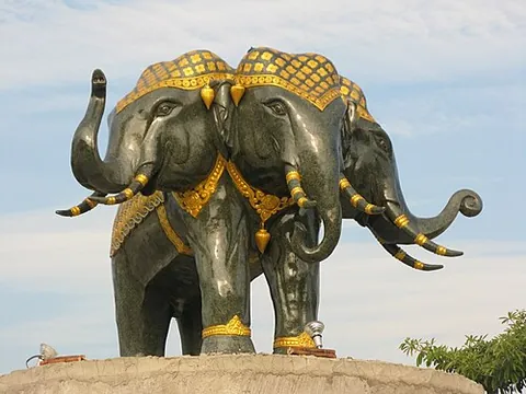 airavata: name of the mythological white elephant, mount of Indra