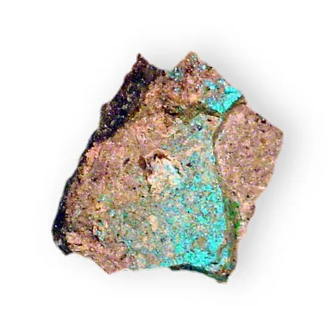 ajoite: a turquoise mineral with triclinic crystals, (K,Na)Cu₇²⁺AlSi₉O₂₄(OH)₆·3H₂O