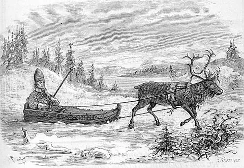 akja: larger pulk (low-slung boatlike sled, used for man-hauling supplies across snow and ice)