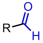 aldehyde: any of a large class of reactive organic compounds (R·CHO) having a carbonyl functional group...